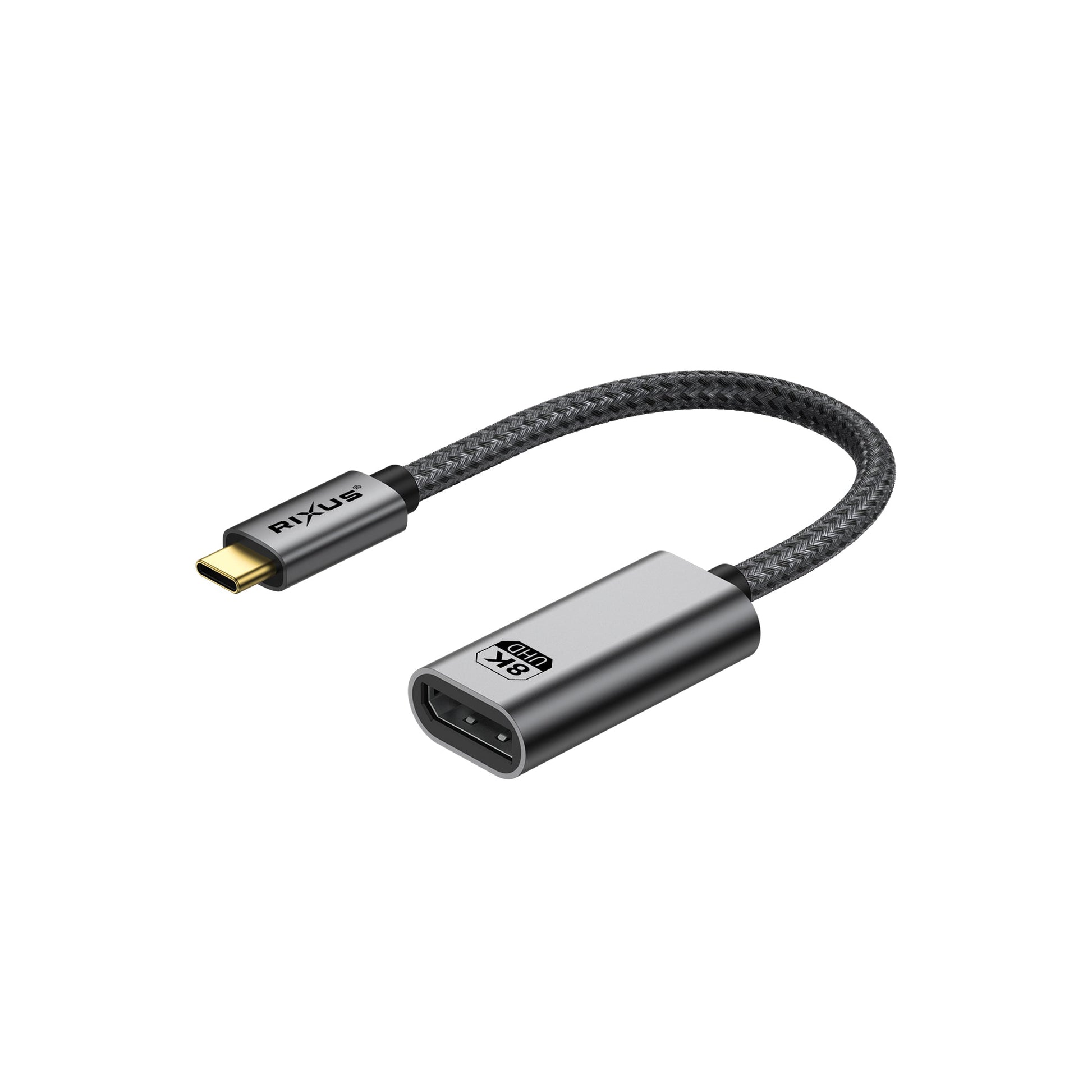 Convertisseur USB-C vers DisplayPort Femelle 20cm – Gris Sidéral