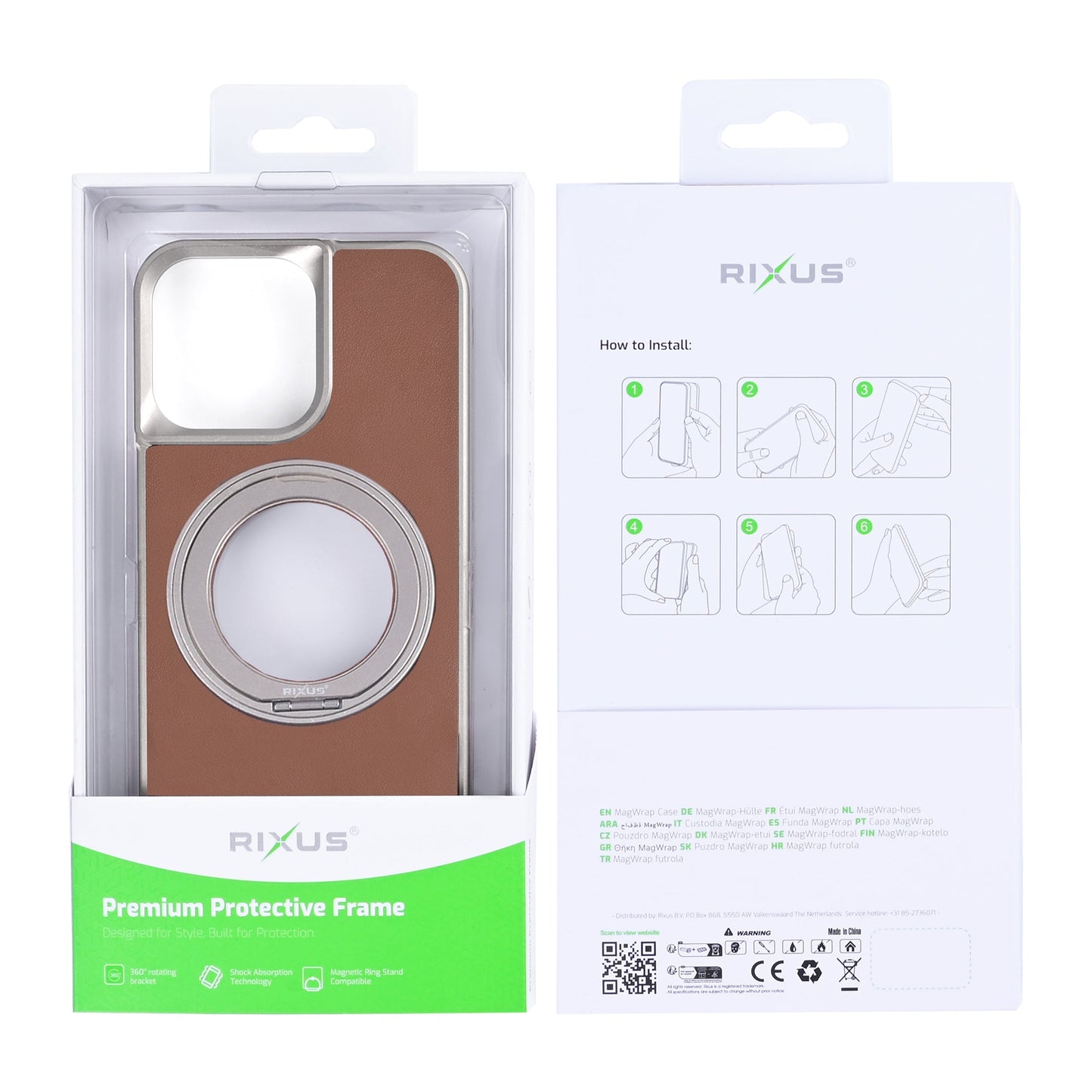 Étui MagWrap MagSafe iPhone 16 Pro Max Marron