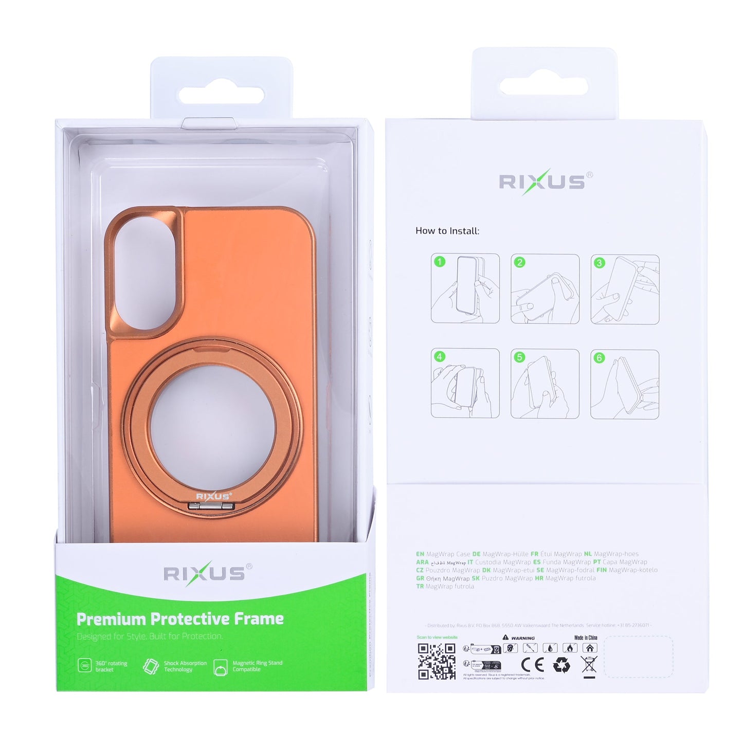 Étui MagWrap MagSafe iPhone 17 Orange