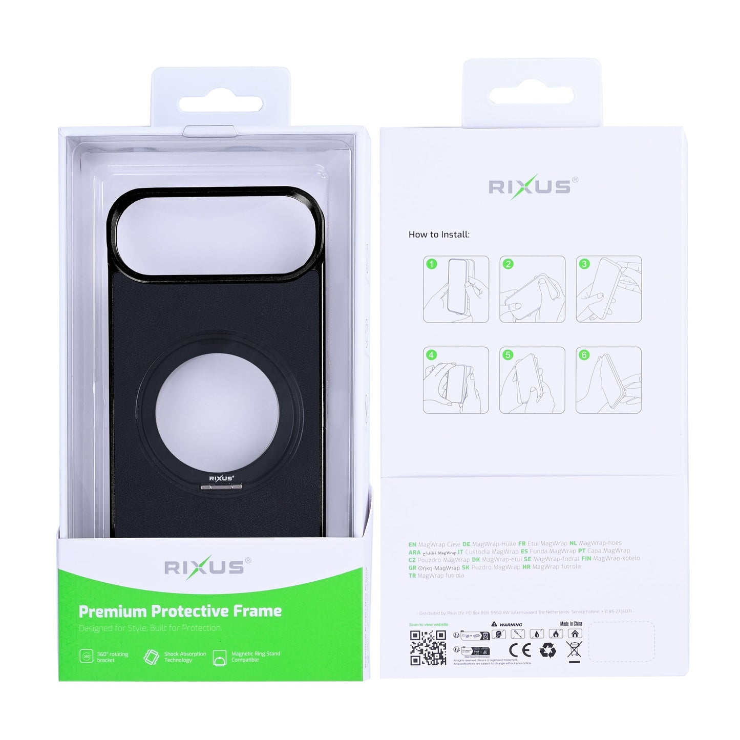 Étui MagWrap MagSafe iPhone 17 Air Noir