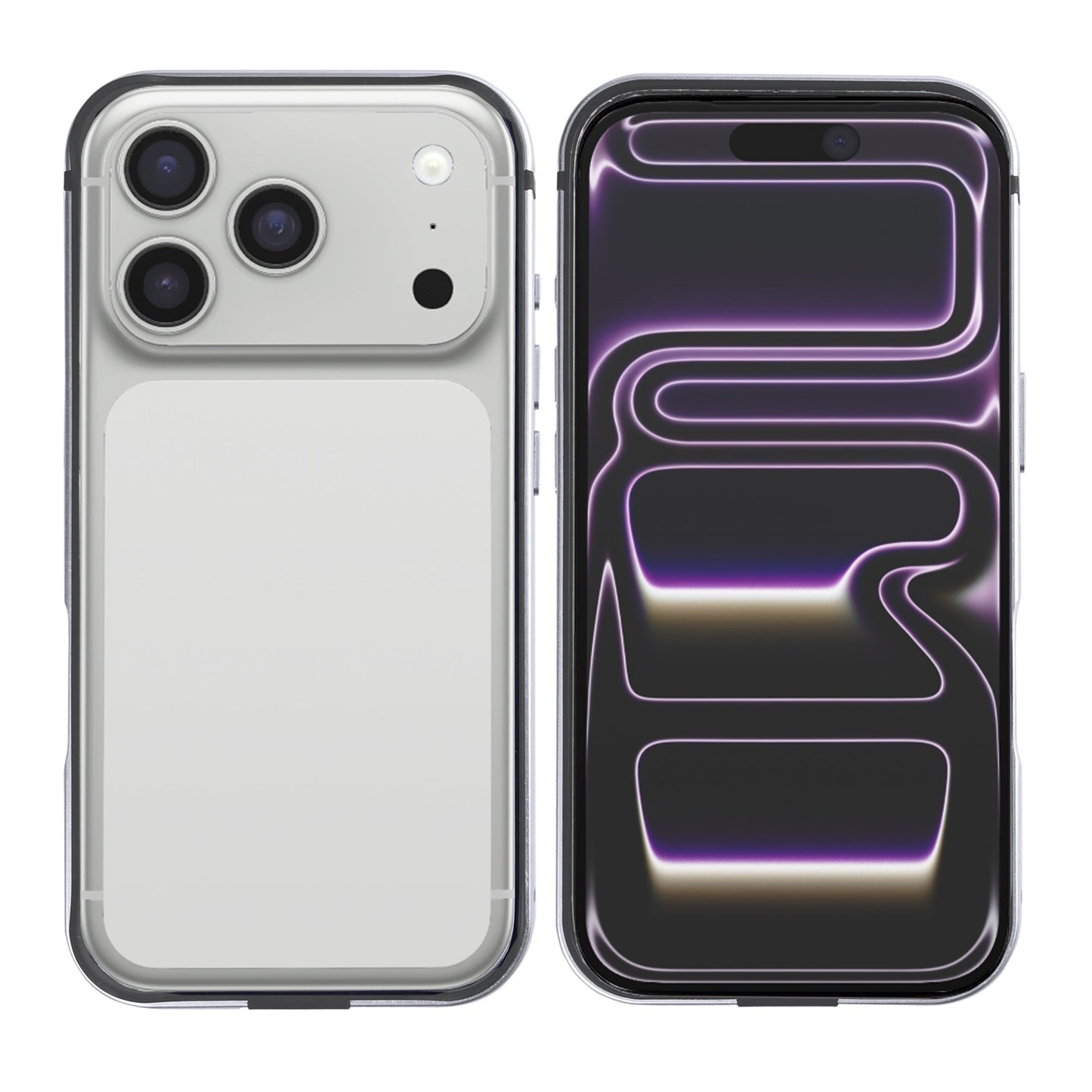 Coque Crash Guard iPhone 17 Pro Max Argent