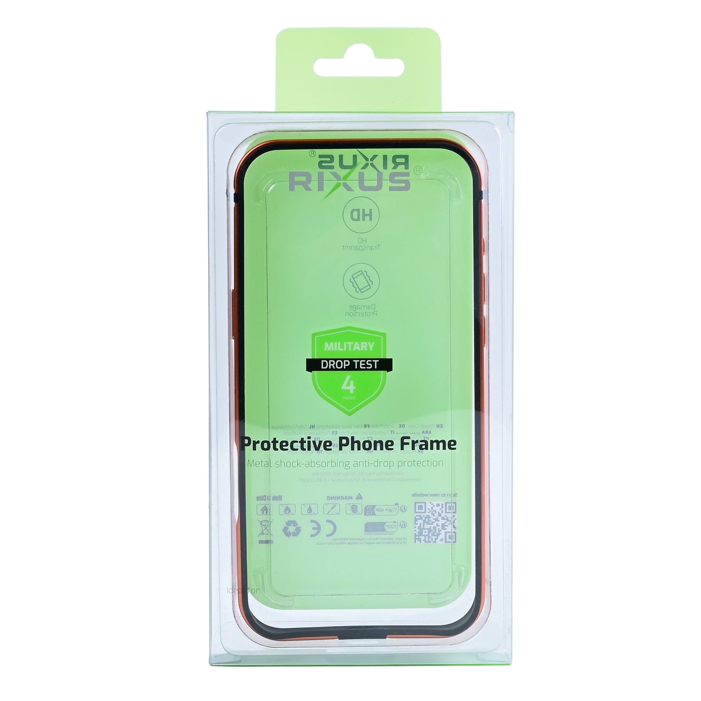 Coque Crash Guard iPhone 17 Pro Max Orange