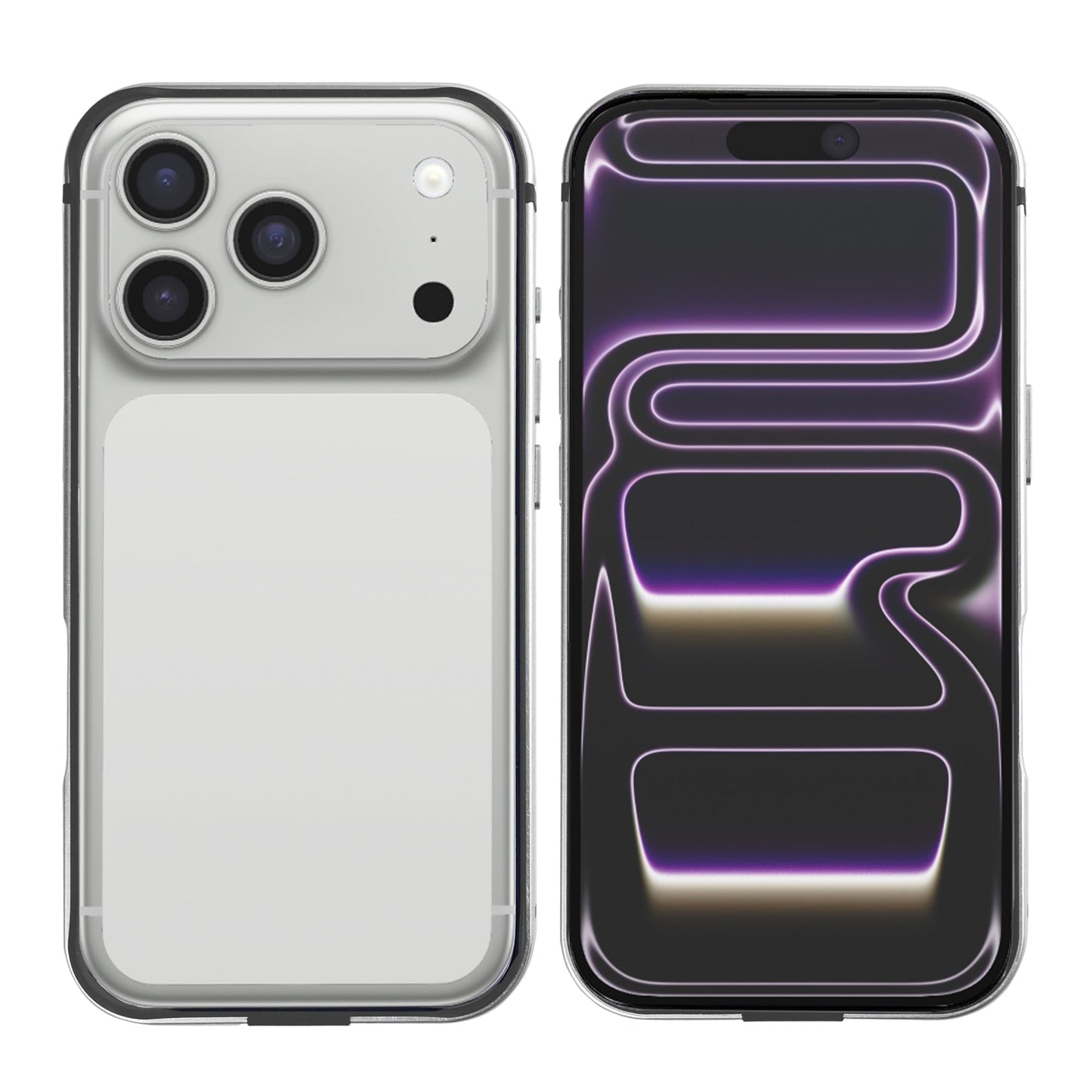Coque Crash Guard iPhone 17 Pro Max Gris Clair