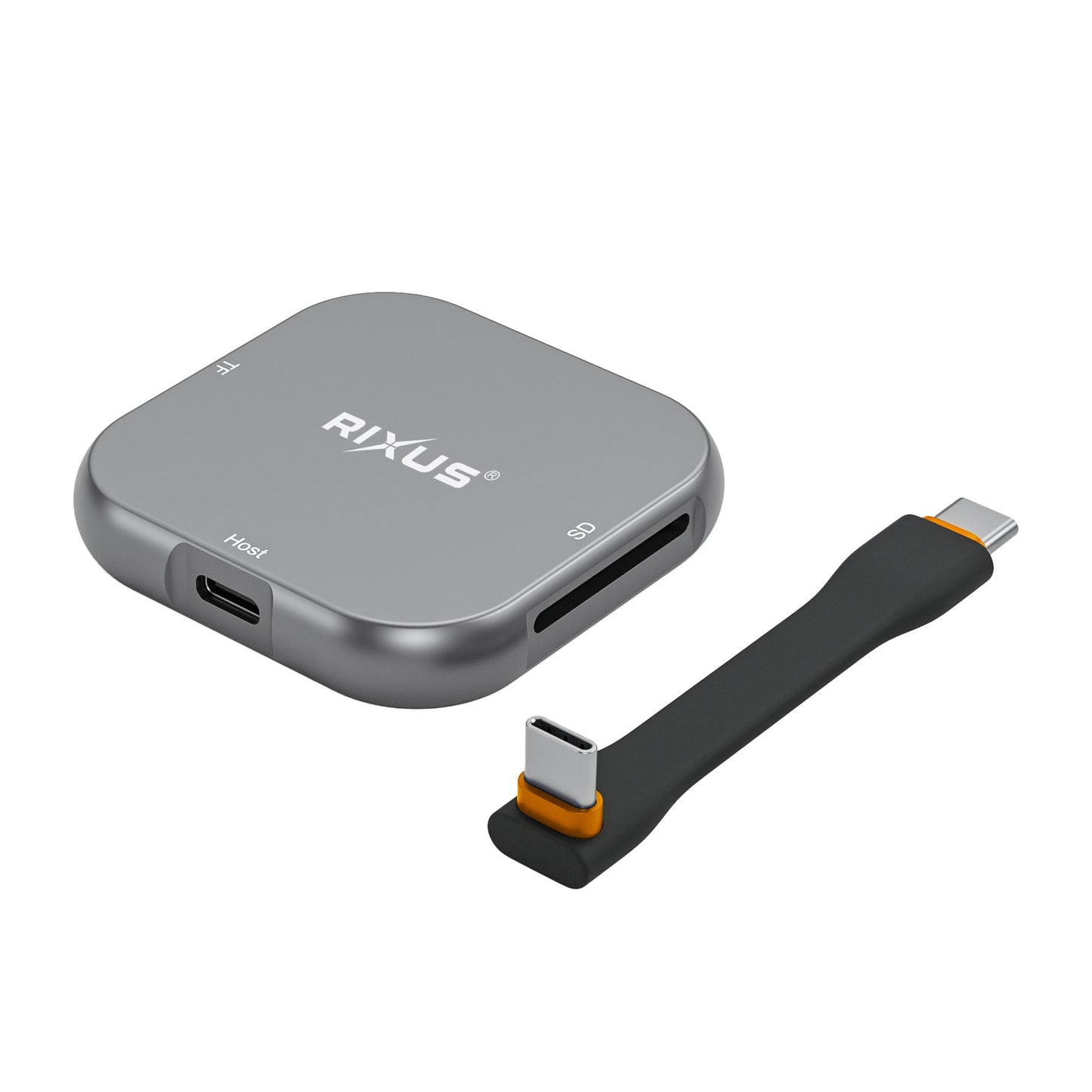 Lecteur de Carte SD Magnétique Rixus RXCR23 Gris