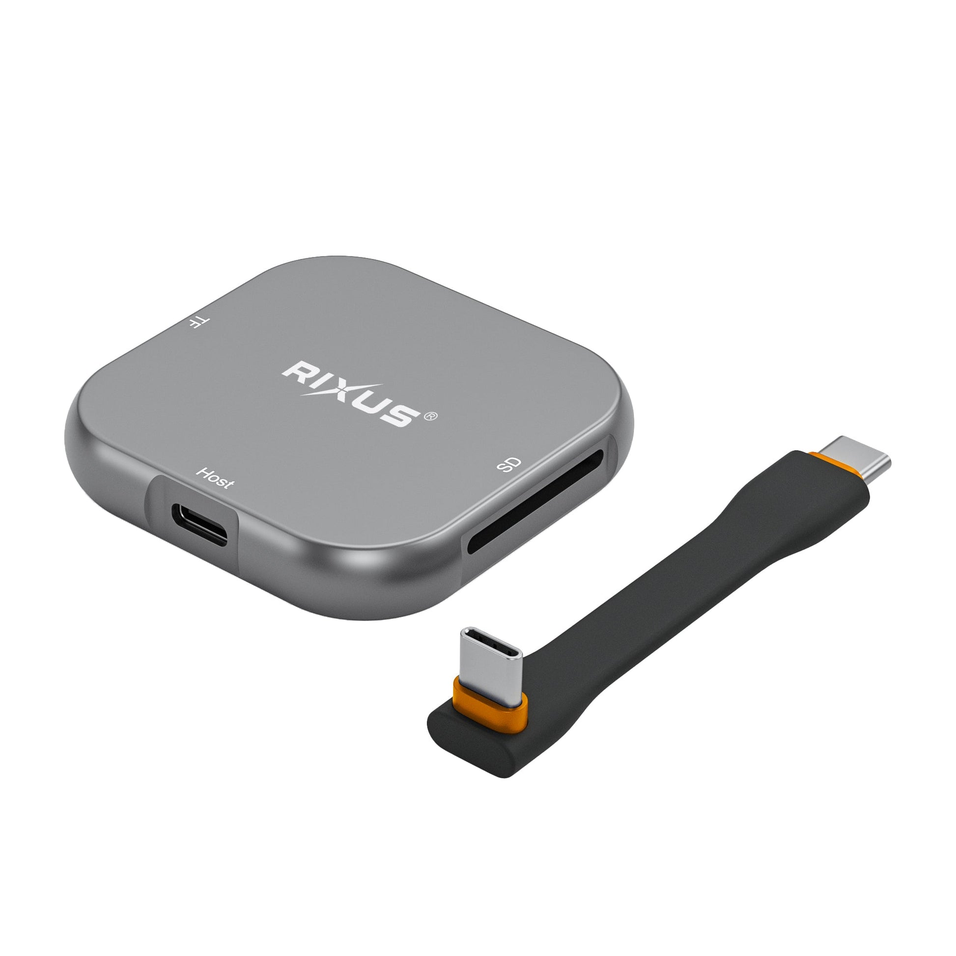 Lecteur de Carte SD Magnétique Rixus RXCR23 Gris