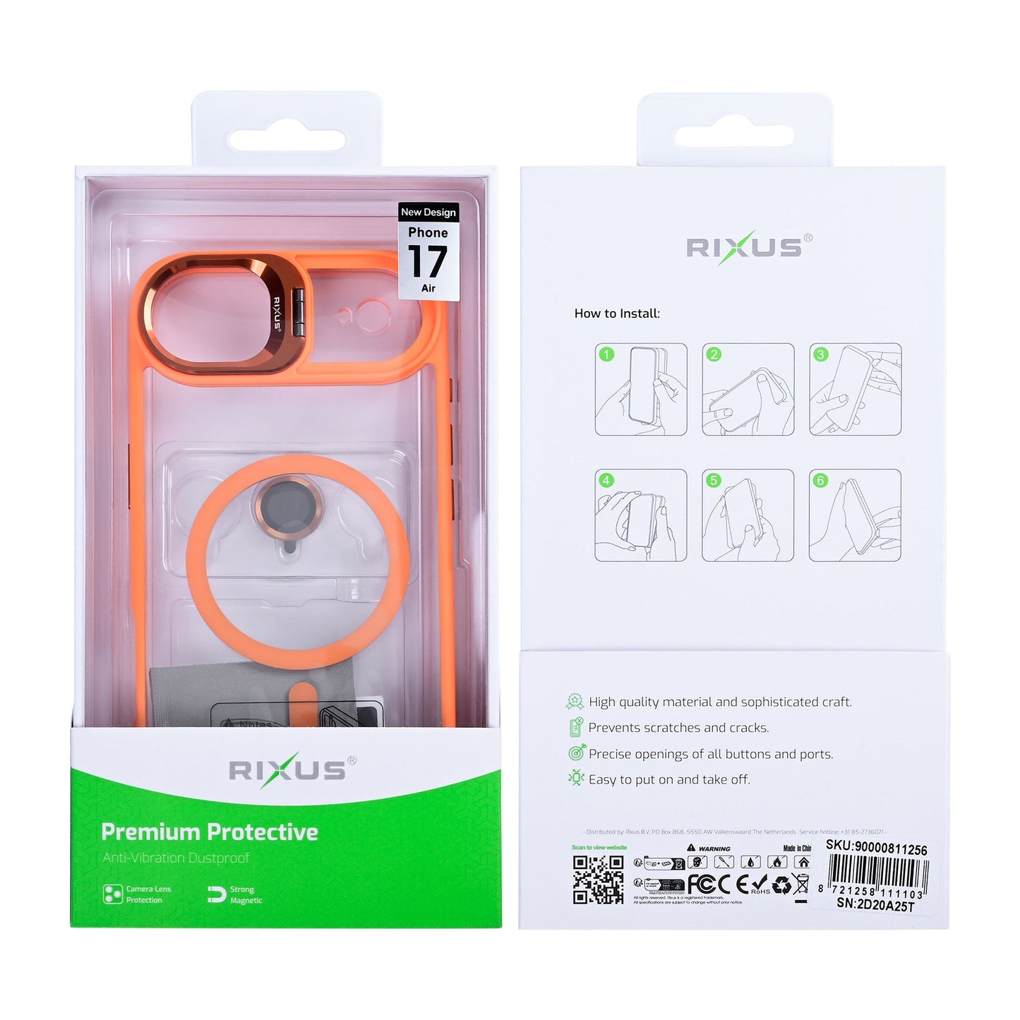 Coque Classic 03 MagSafe iPhone 17 Air Orange