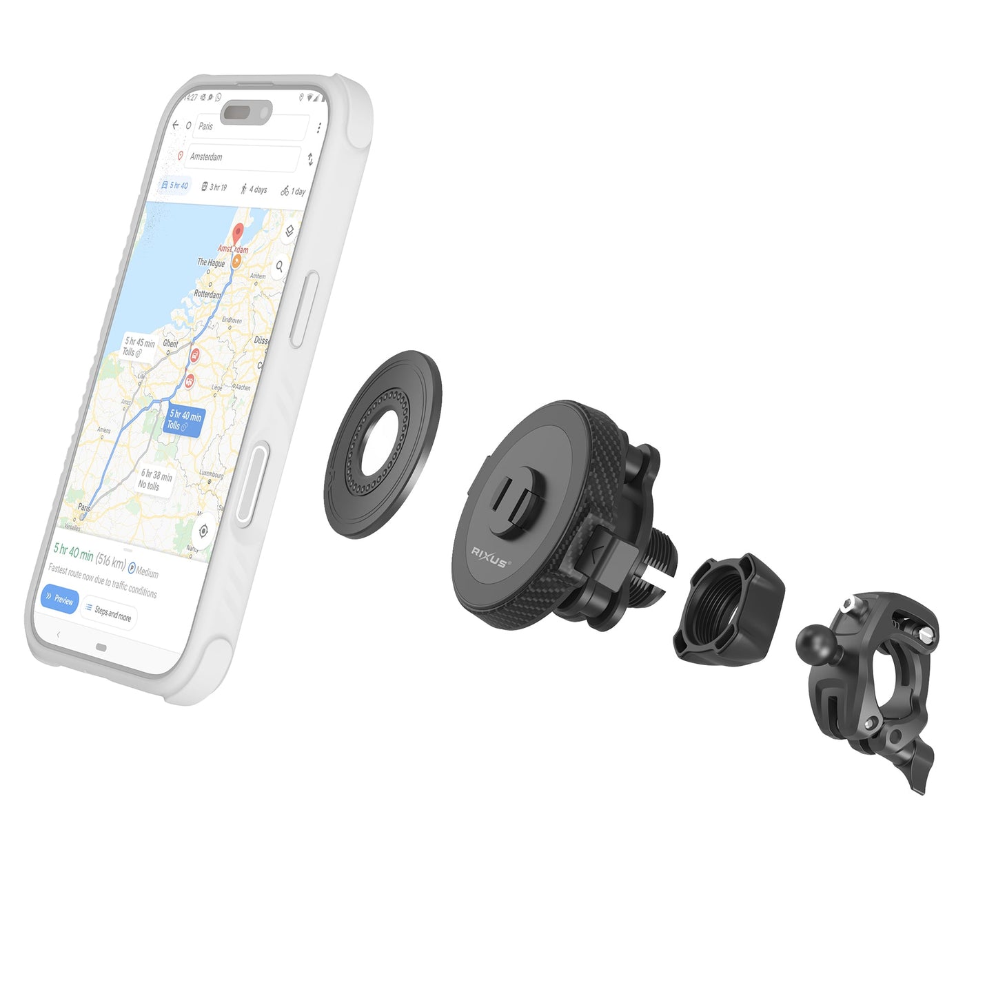 Support Vélo Antichoc MagSafe Lemobile RXHB05 One-Lock