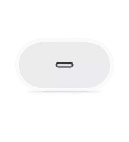 Apple compatible 20W USB-C en coloris blanc