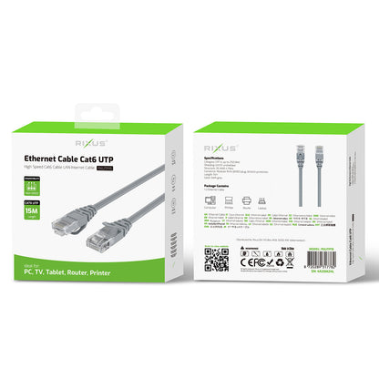 Câble Ethernet Cat 6 UTP 15m