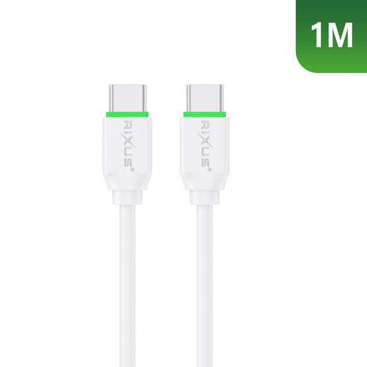 Câble Charge Rapide USB-C vers USB-C – Blanc 60W