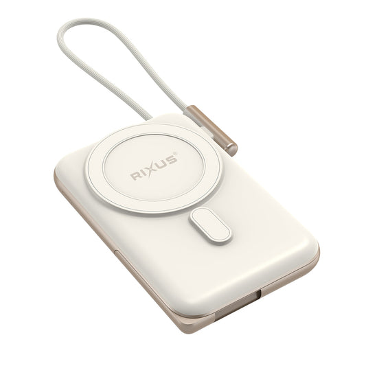 Powerbank Magnétique 10000mAh Câble USB-C Or Rose