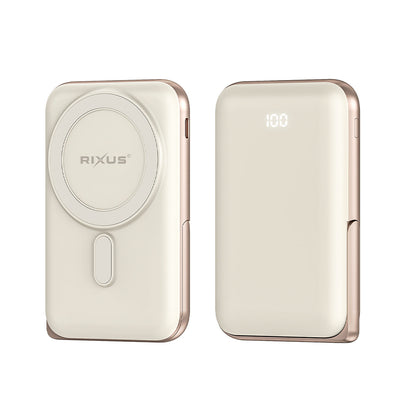 Powerbank Magnétique 10000mAh Stand Or Rose