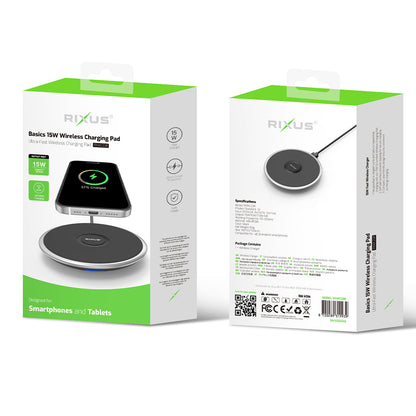 Pad Chargeur Sans Fil Basics 15W Noir