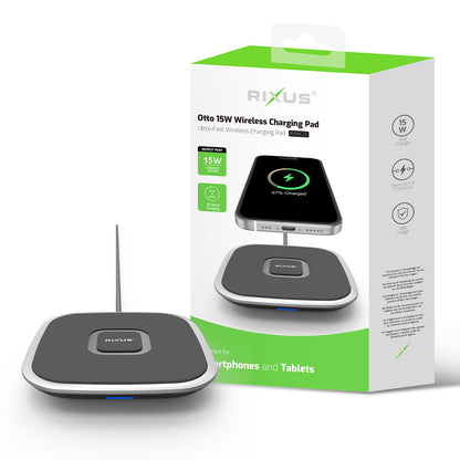 Pad Chargeur Sans Fil Otto 15W Noir