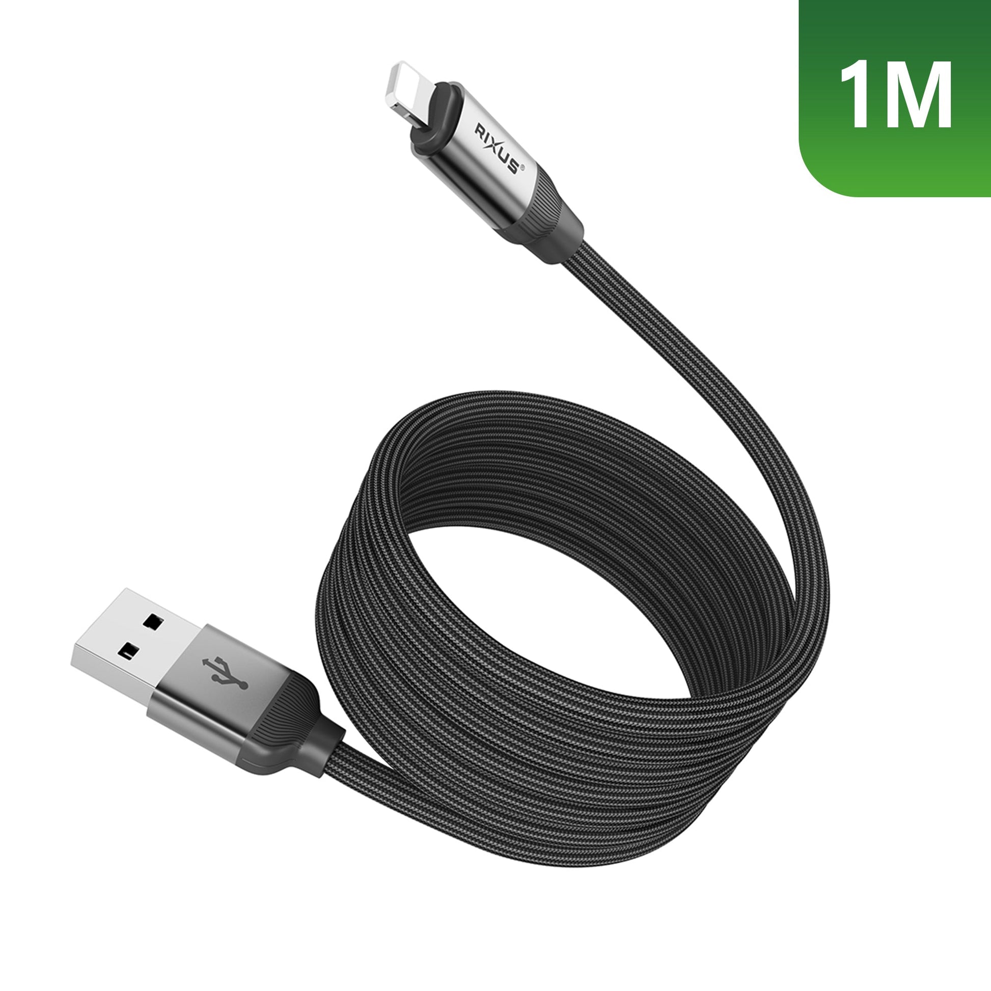 Câble Magnétique USB-A vers Lightning 1m 10W – Noir