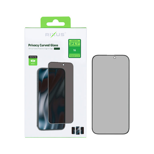 Verre trempé Rixus Privacy iPhone 16