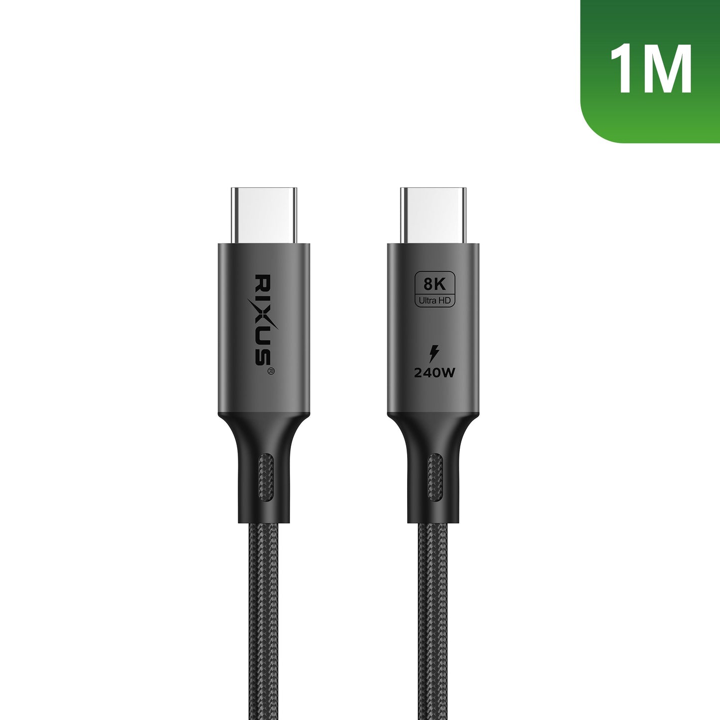 Câble USB-C 4.0 1m 240W – Gris