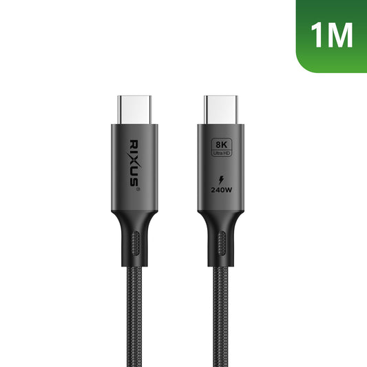 Câble USB-C 4.0 1m 240W – Gris