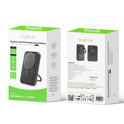 Powerbank MagSafe 10000mAh Support Pliable Noir