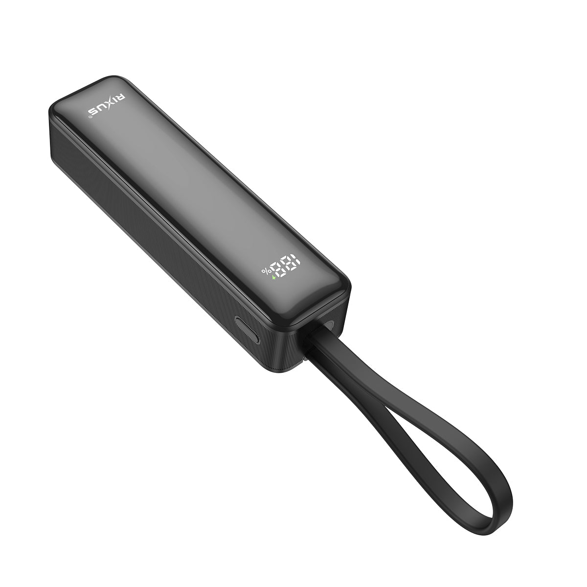 Powerbank 5000mAh Câble USB-C Intégré Écran Digital