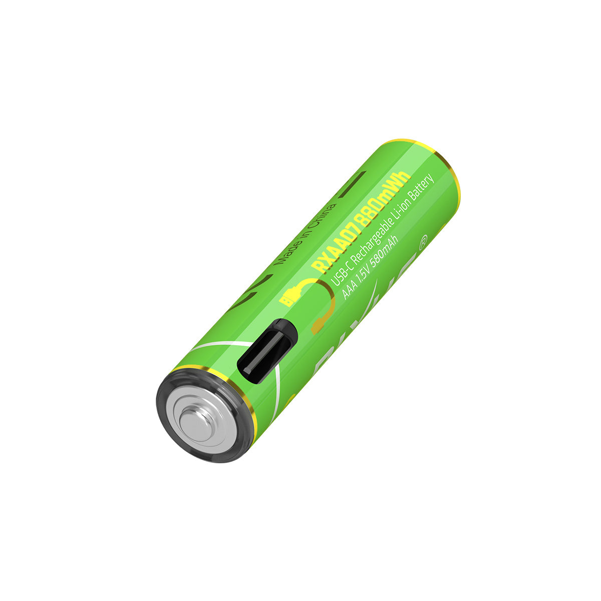 Batteries AAA Rechargeables USB-C 880mWh Pack x4