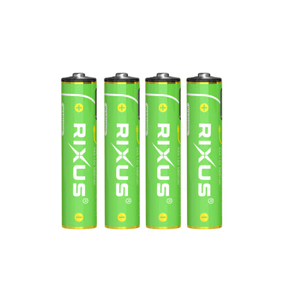 Batteries AAA Rechargeables USB-C 880mWh Pack x4