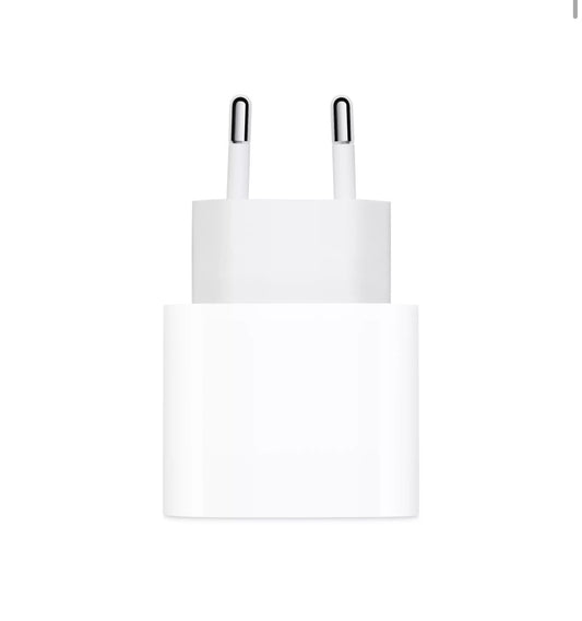 Apple 20W USB-C en coloris blanc
