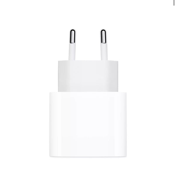 Apple compatible 20W USB-C en coloris blanc
