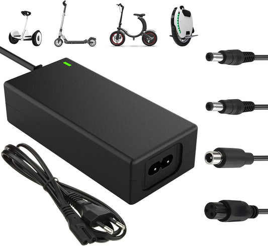 Chargeur Trotinette Electrique, 42V 2A Chargeur Hoverboard 36V Trottinette
