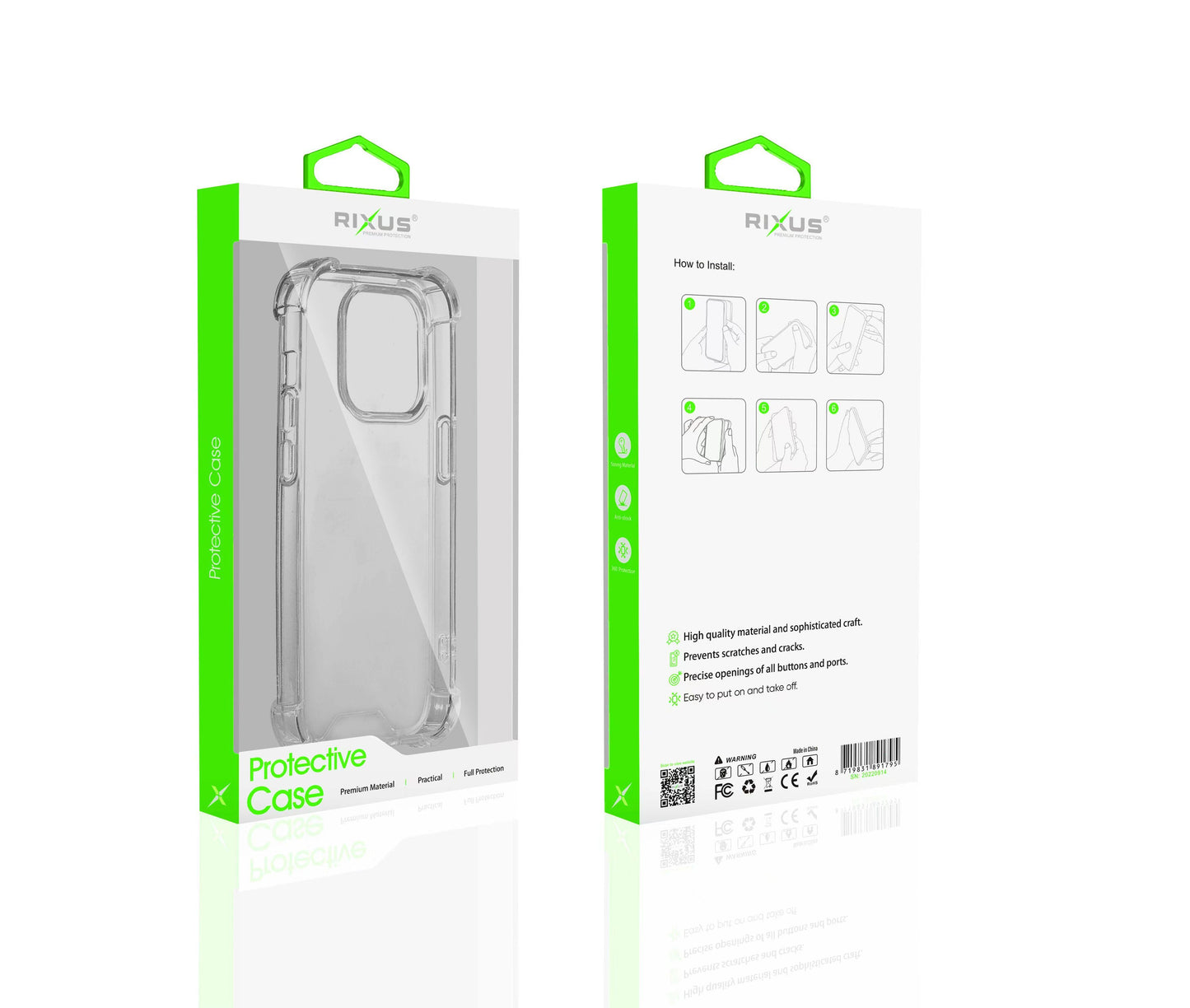 Coque Antichoc Rixus Samsung Galaxy S23 Plus Transparente