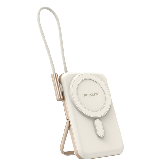 Powerbank Magnétique 10000mAh Câble USB-C Or Rose