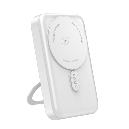 Powerbank MagSafe 10000mAh Support Pliable Blanc