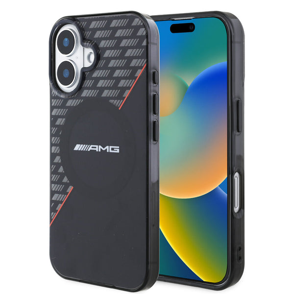 Coque AMG iPhone 16 Double Layer MagSafe Noir