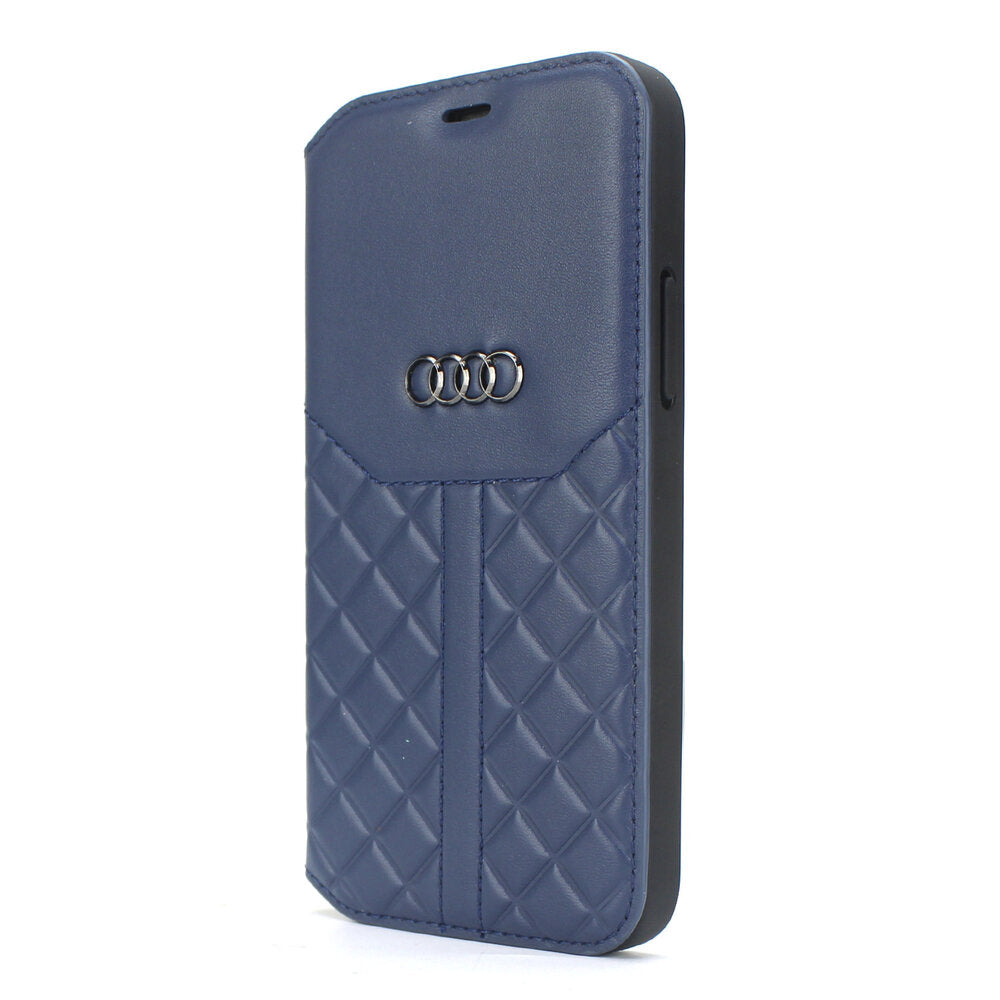 Etui Audi iPhone 13 Pro Book Type Q8 Series Bleu