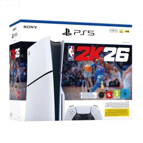 Console Sony PlayStation 5 Slim Blanc 1 To avec NBA 2K26