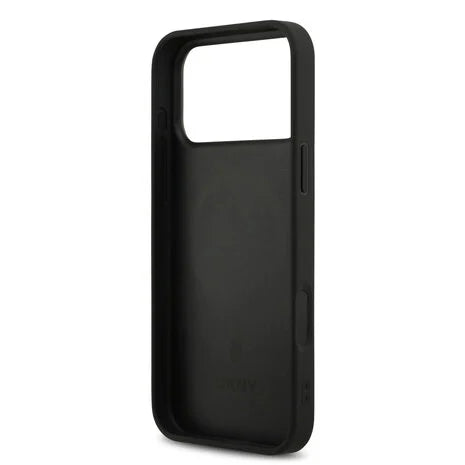 DKNY iPhone 17 Pro Max Back cover coque - MagSafe - Grid Pattern - Noir
