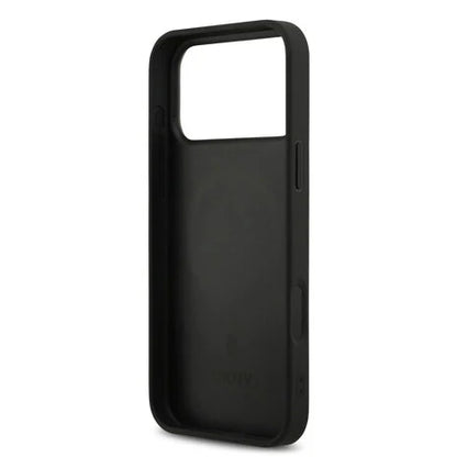 DKNY iPhone 17 Pro Max Back cover coque - MagSafe - Grid Pattern - Noir