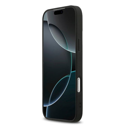 DKNY iPhone 17 Pro Max Grid Pattern Noir 4