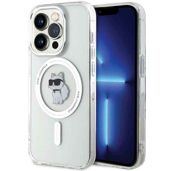 Coque Karl Lagerfeld iPhone 13 Pro Max IML Choupette MagSafe Transparent