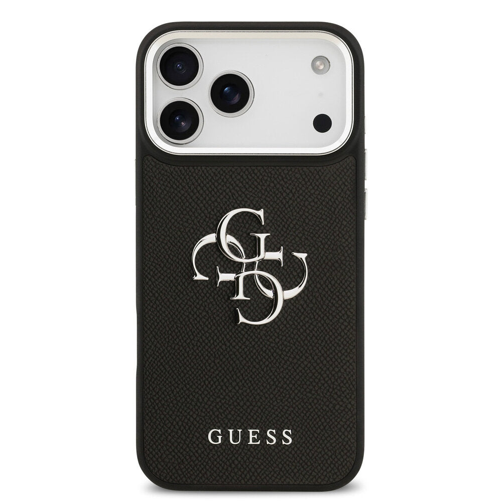 Guess iPhone 17 Pro Max Grained Big 4G Logo Noir 3