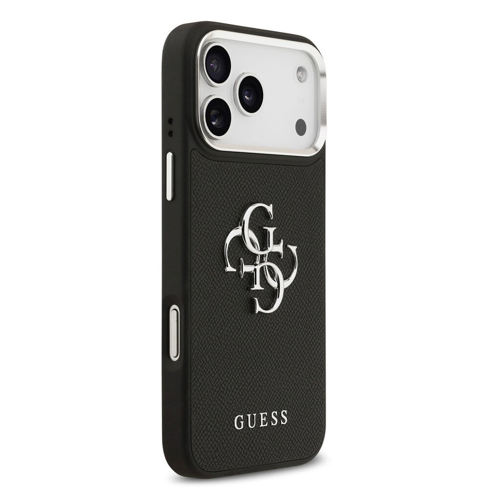 Guess iPhone 17 Pro Max Grained Big 4G Logo Noir 4