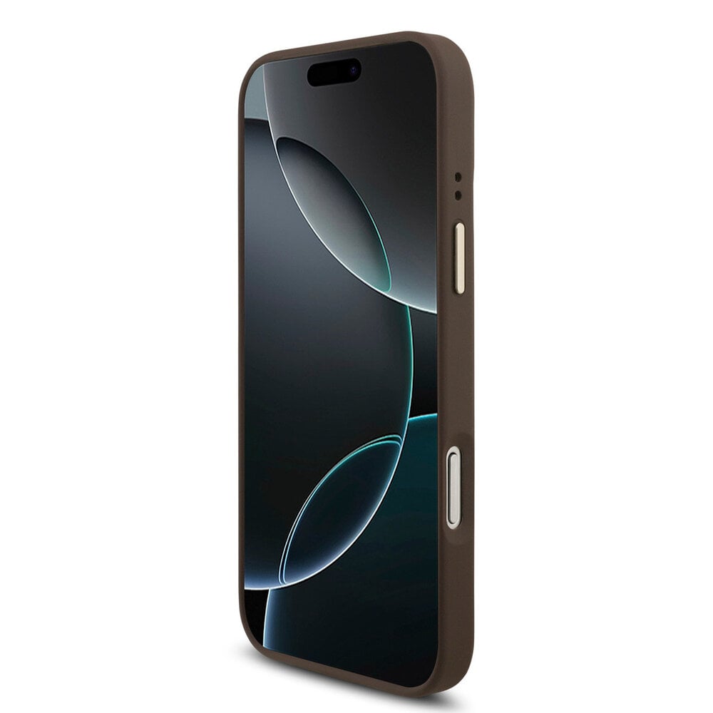 Guess iPhone 17 Pro Max 4G Triangle Logo Marron 5