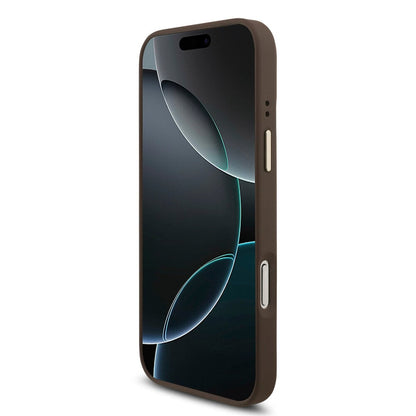 Guess iPhone 17 Pro Max 4G Triangle Logo Marron 5