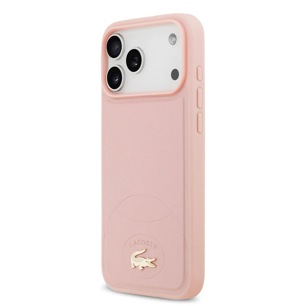 Lacoste iPhone 17 Pro Max Back cover coque - MagSafe - Bliss Design - Rose