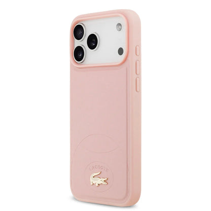 Lacoste iPhone 17 Pro Max Back cover coque - MagSafe - Bliss Design - Rose