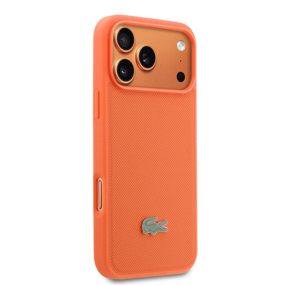 Lacoste iPhone 17 Pro Max Back cover coque - Orange - MagSafe - Iconic Petit Pique Logo