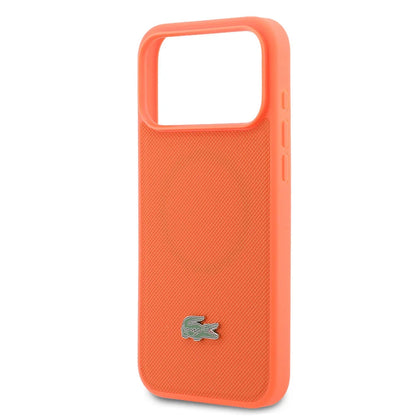 Lacoste iPhone 17 Pro Max Back cover coque - Orange - MagSafe - Iconic Petit Pique Logo