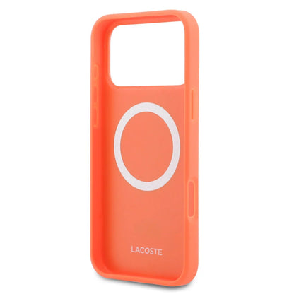 Lacoste iPhone 17 Pro Max Back cover coque - Orange - MagSafe - Iconic Petit Pique Logo