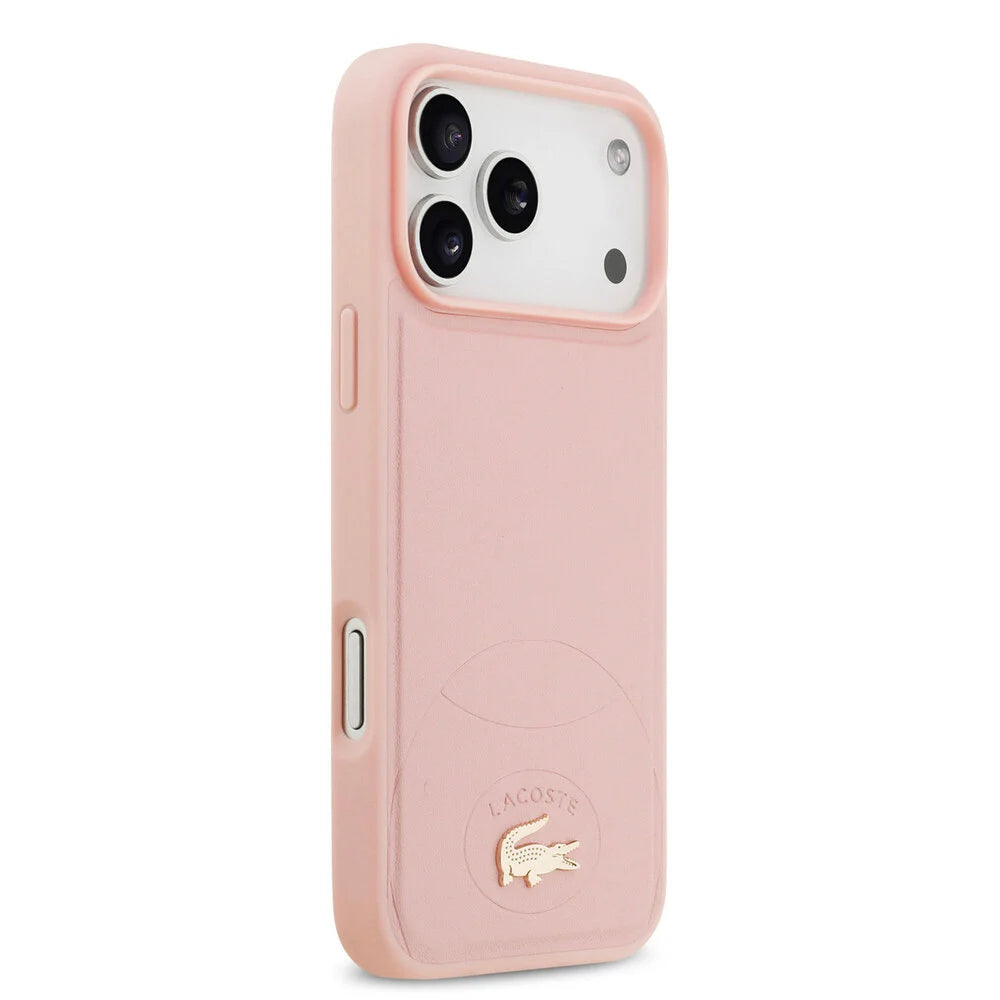 Lacoste iPhone 17 Pro Max Back cover coque - MagSafe - Bliss Design - Rose