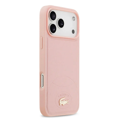 Lacoste iPhone 17 Pro Max Back cover coque - MagSafe - Bliss Design - Rose